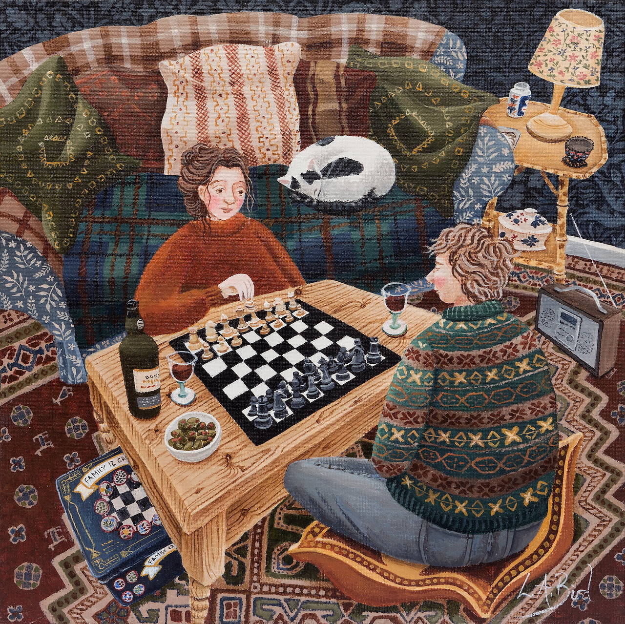 Chess Game Tournament Scene