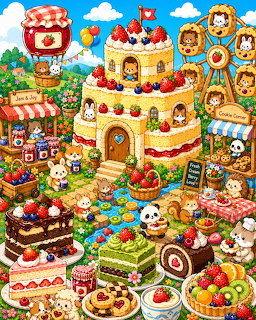 Sweet Castle Dessert Town