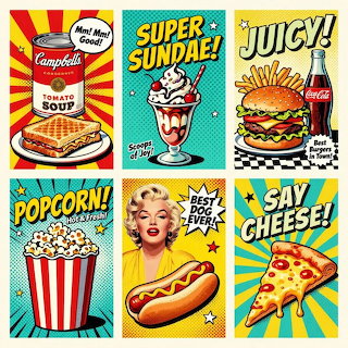 Pop Art Food Icons