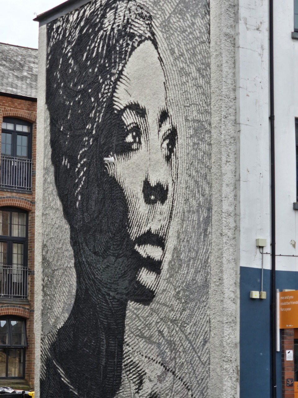 Woman Portrait Street Mural