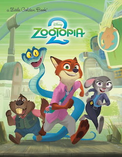 Zootopia 2 movie poster with animated animal characters in front of a vibrant cityscape