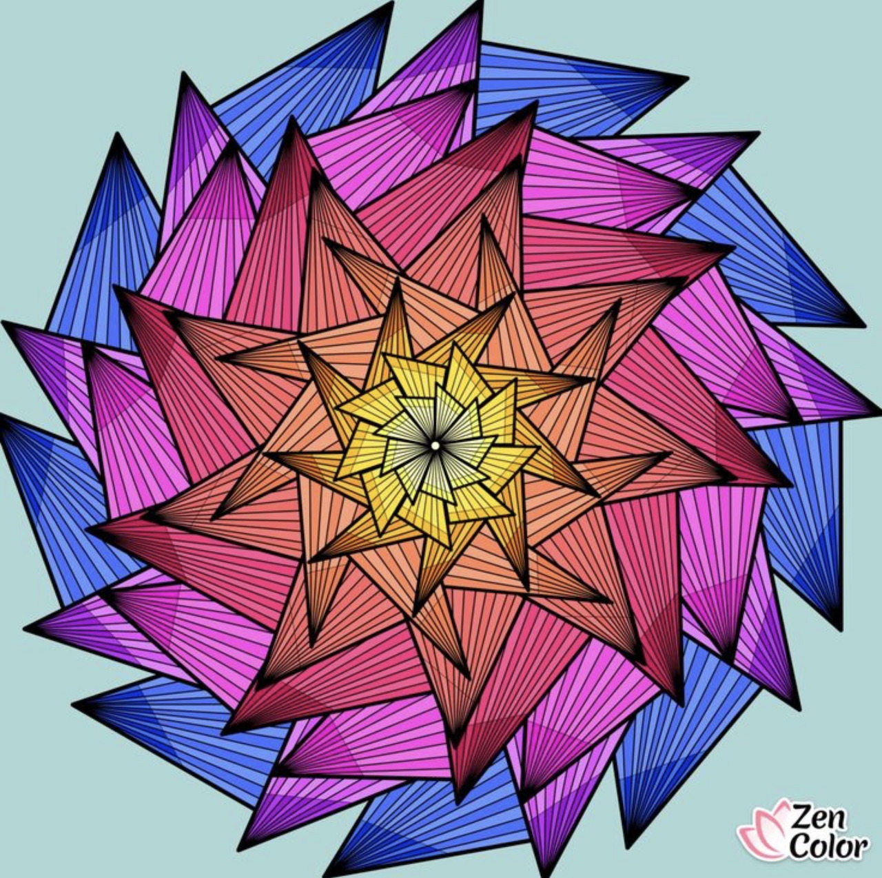 Stained Glass Mandala
