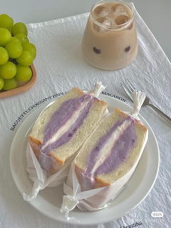 Taro Bread Slices