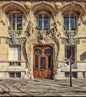 Art Nouveau Building Facade