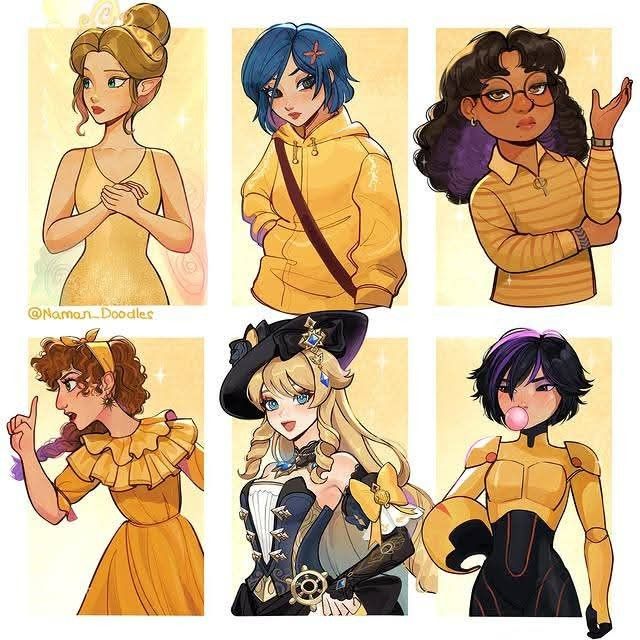 Anime Girl Collage