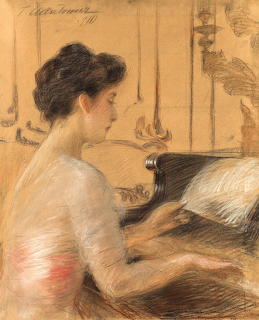 Axentowicz Portrait of Renata