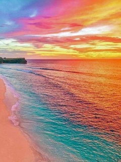 Rainbow Sunset Beach
