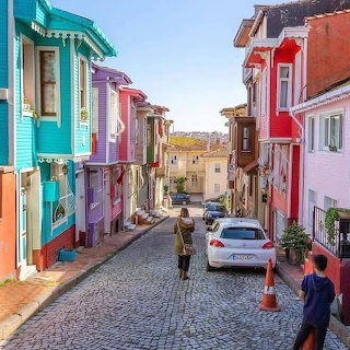 Colorful Istanbul Street