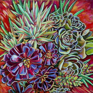 Pot of Succulents