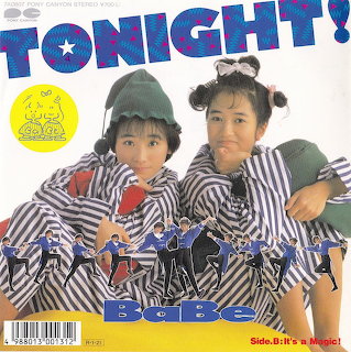 Vintage cover image with two young women in striped outfits and large TONIGHT text