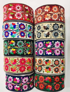 Floral Fabric Rolls