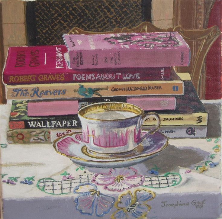 Books and Teacup
