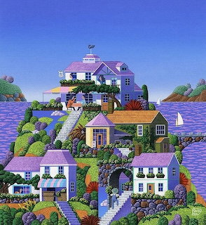 Colorful Seaside Village