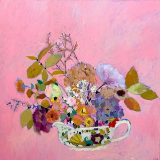 Floral Teacup Painting