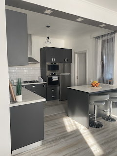 Modern Grey Kitchen Interior