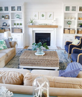 Coastal Living Room Interior