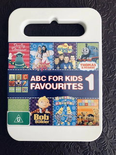 ABC for Kids Favourites 1 DVD case showing thumbnails of children's TV shows