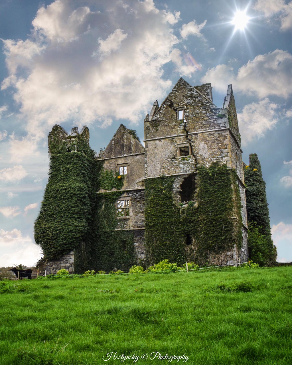 Ivy-Covered Irish Castle