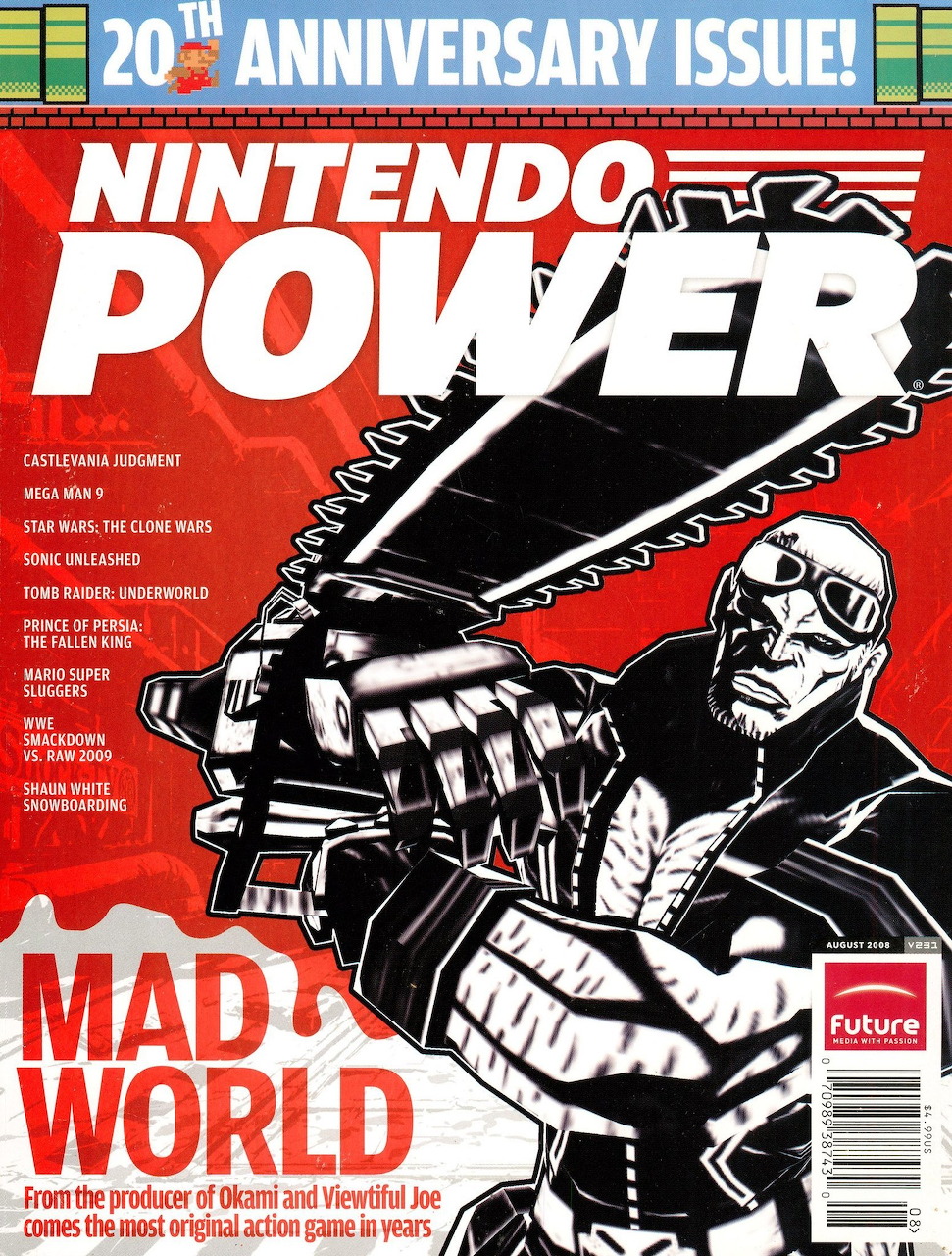 Nintendo Power Issue 231 cover featuring MadWorld game artwork