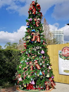 Outdoor Christmas Tree Display