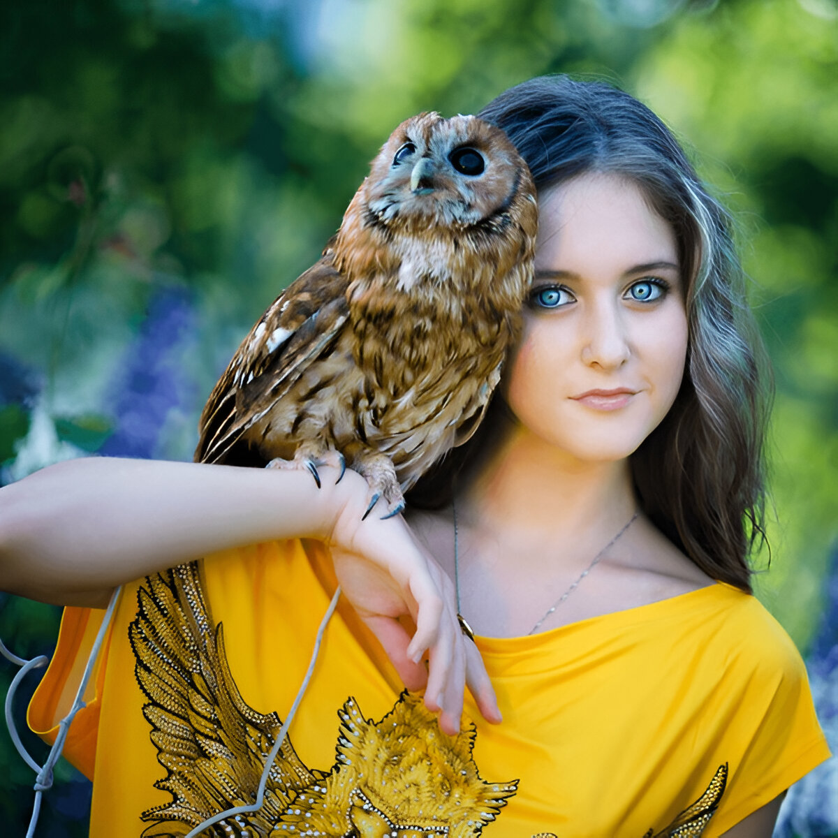 Girl with Owl