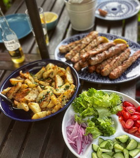 Grilled Kebabs and Side Dishes