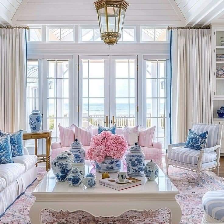 Coastal Living Room Decor