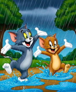 Tom and Jerry in Rain