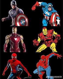Marvel Superheroes Comic vs Movie