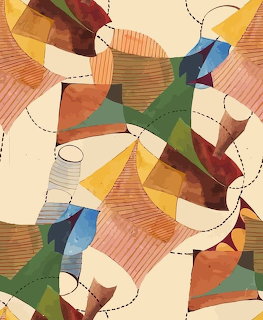 Abstract Geometric Shapes Pattern