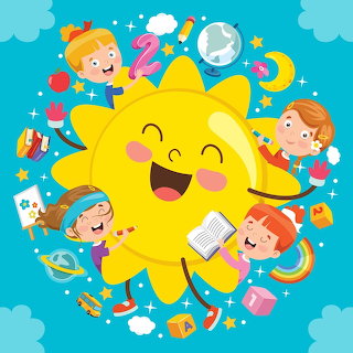 Cartoon Sun Kids