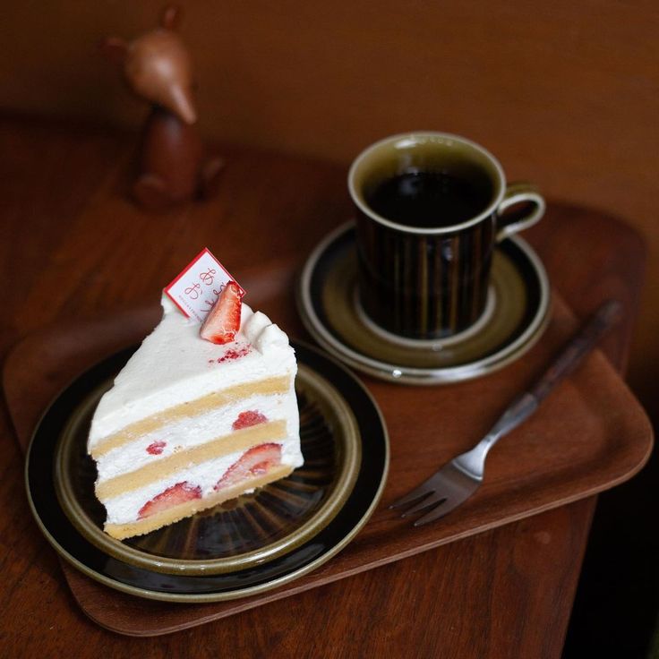 Black Coffee and Strawberry Shortcake