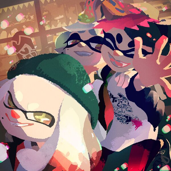 Splatoon Squidmas Trio