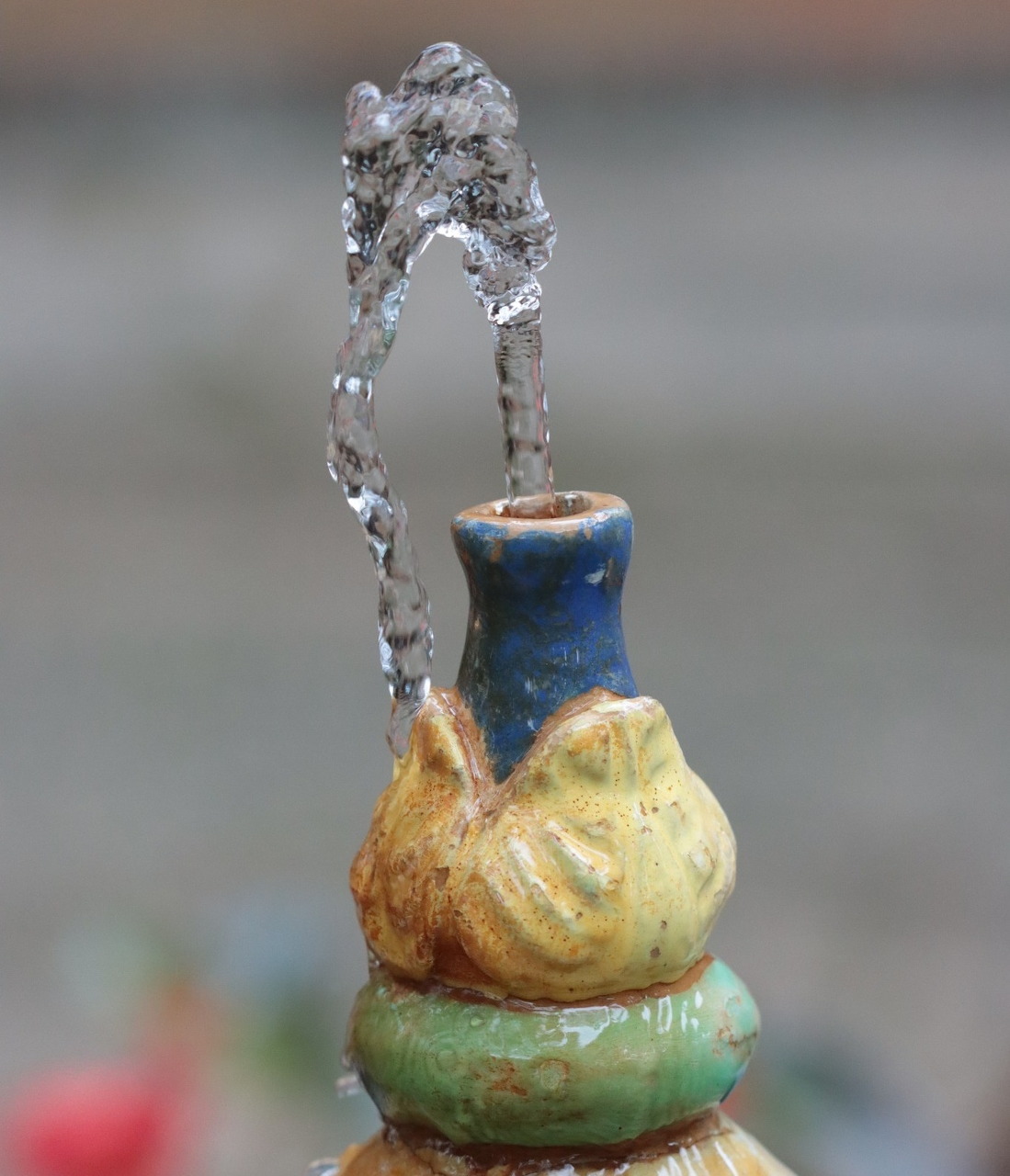 Ceramic Water Fountain Sculpture