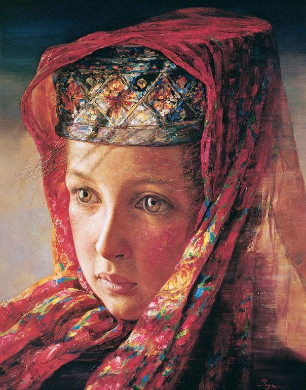 Artwork representing hope with soft colors and uplifting composition