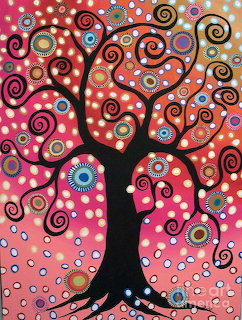 Swirl Tree in Bloom Karla Gerard