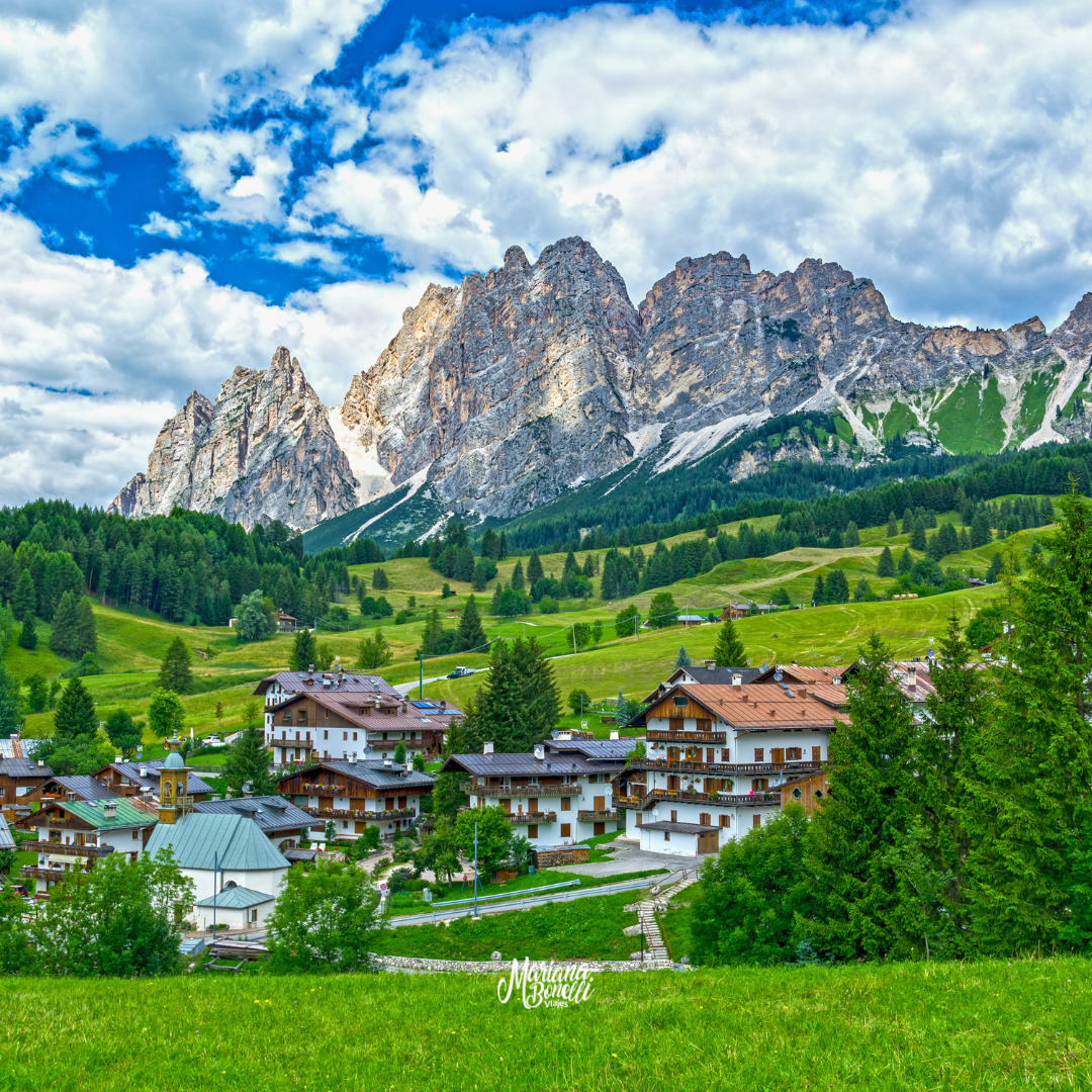 Alpine Village Mountain Landscape
