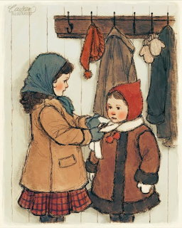 Children in Winter Coats