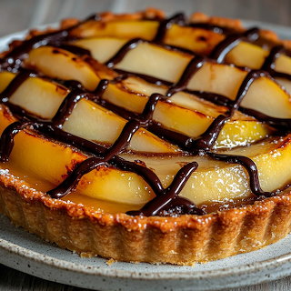 Pear Chocolate Tart