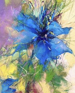 Anne Kindl Blue Flower