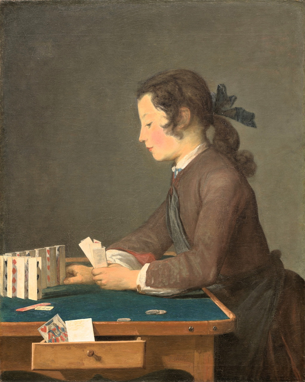 Chardin House of Cards 1737