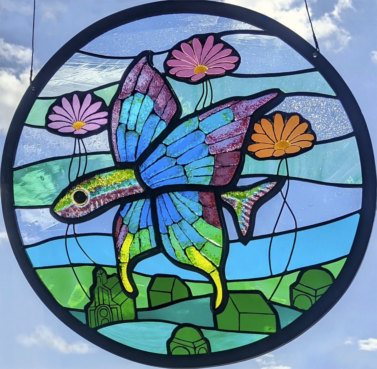 Jackie Fazekas Stained Glass Butterfly