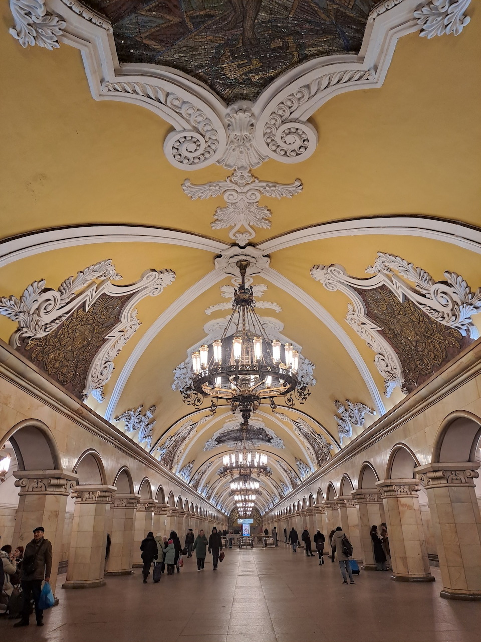 Moscow Metro Station Interior