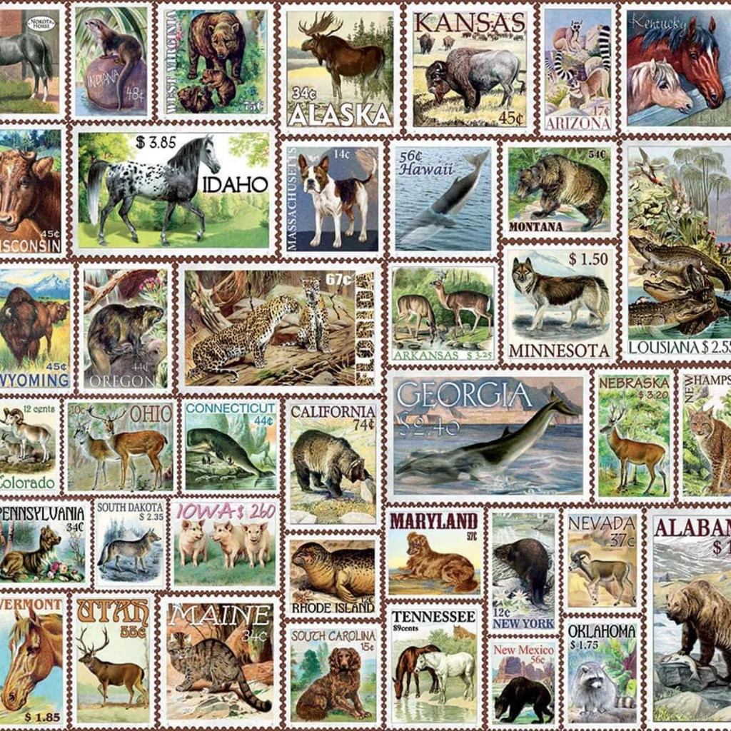 US State Wildlife Stamps