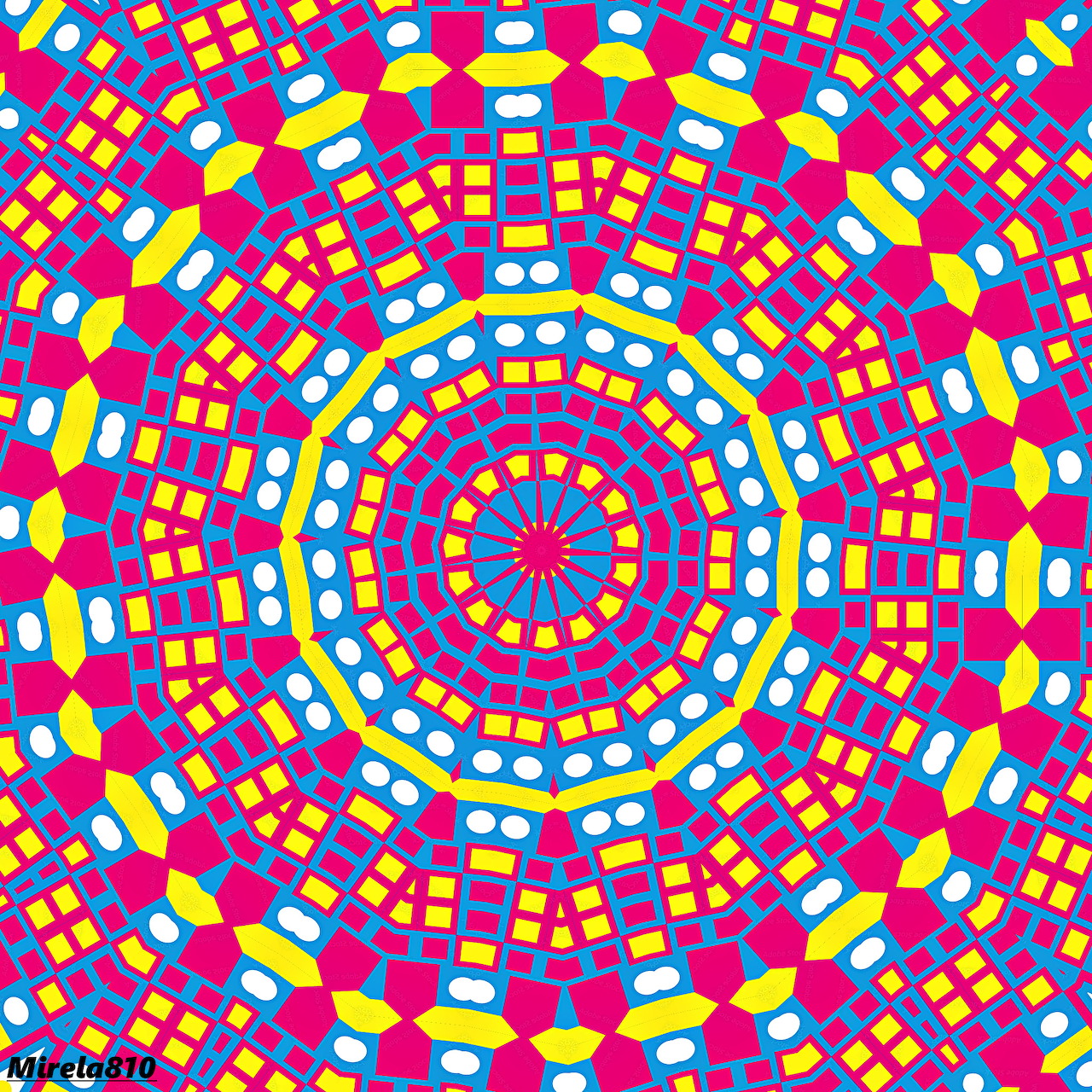 Colorful Geometric Mandala