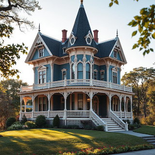 Victorian House with Tower