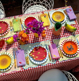 Colorful Table Setting