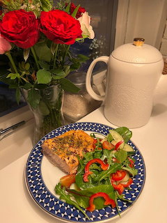 Salmon Dinner With Salad