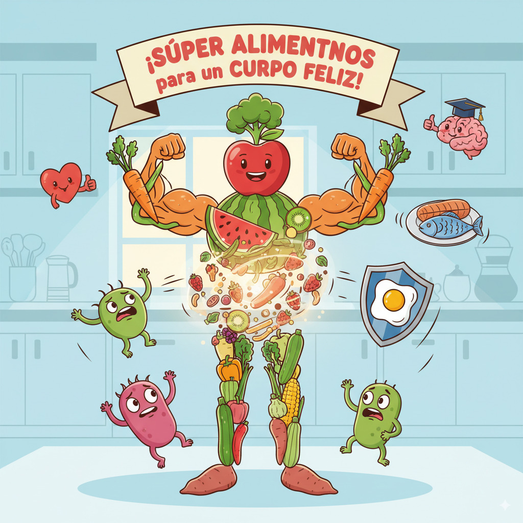 Healthy Food Superhero