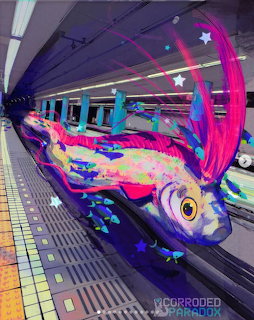 Colorful Oarfish Art